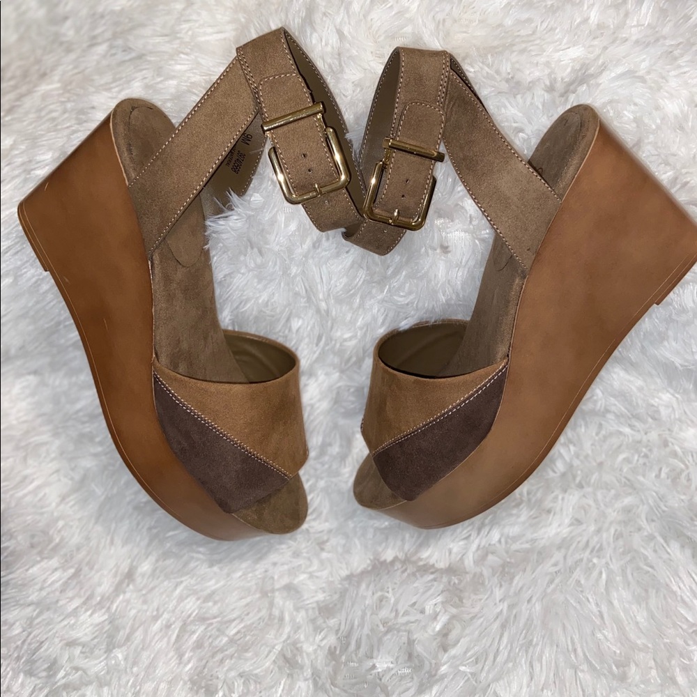 Brown Wedge Shoes